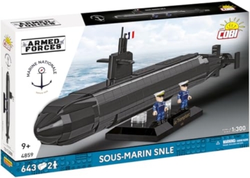 COBI Sous-Marin SNLE – Französisches Atom-U-Boot im Maßstab 1:300 (COBI-4859) Box