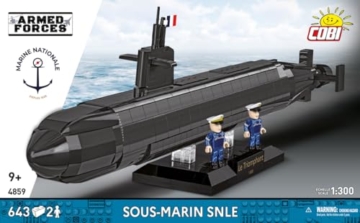 COBI Sous-Marin SNLE – Französisches Atom-U-Boot im Maßstab 1:300 (COBI-4859) Modell