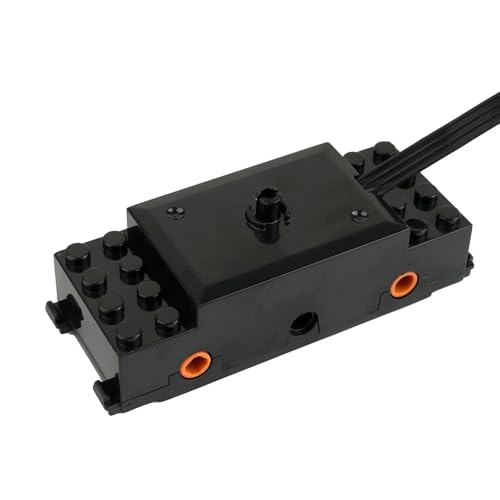 Sparkleiot Power Up Train Motor Compatible with Standard Building Blocks 88002 10254 53401 53400 MOC Power Functions - 3