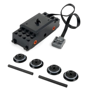 Sparkleiot Power Up Train Motor Compatible with Standard Building Blocks 88002 10254 53401 53400 MOC Power Functions - 1