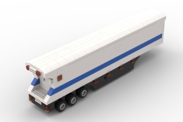 Steinchenshop Klemmbaustein Auto City LKW Sattelschlepper mit Auflieger kompatibel mit den Bausteinen vom Marktführer aus Dänemark (ST-77001) - 6