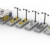Steinchenshop Moderner Modularer Bahnsteig – 1.047 Klemmbausteine – 106 cm lang – 8 Module flexibel kombinierbar – mit bedruckten Steinen – kompatibel mit gängigen Bausteinsystemen - 4