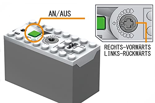 Steinchenshop Roter Diesel Güterzug Plus Schienenkreis Plus elektrischer Antrieb 960 Klemmbausteine ST-97010
