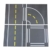 Strictly Briks - Straßen-Bauplatten - Bausteinplatten für Straßen, Städte, Garagen & mehr - 100 % kompatibel mit Allen führenden Marken - Set mit verschiedenen Straßenabschnitten - 25,5 x 25,5 cm - 2