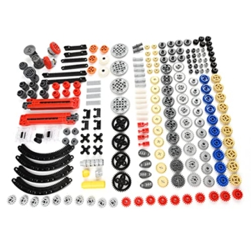 Technik Ersatzteile Set, MBKE 244pcs Differentialgetriebe Ersatzteile Set, Technic Getriebe Teile Klemmbausteine Set Kompatibel mit Lego - 2