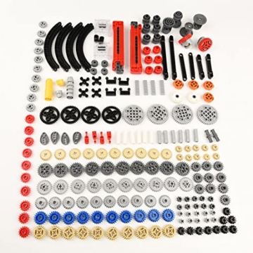Technik Ersatzteile Set, MBKE 244pcs Differentialgetriebe Ersatzteile Set, Technic Getriebe Teile Klemmbausteine Set Kompatibel mit Lego - 1