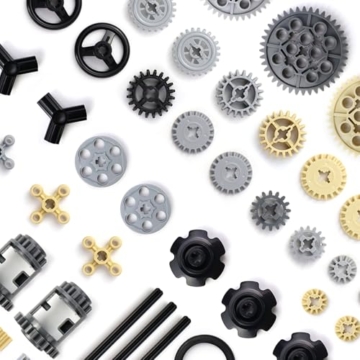 Technik Ersatzteile Set Zahnräder Modellbau Technik Teile Getriebe Ausrüstung Technik Teile Motor Getriebe Ausrüstung Klemmbausteine Verbinder Kompatibel mit Lego Technic - 4