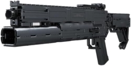 Technik Schießwaffe Bausteine, Militär Granatengewehr Bausatz Modell, 1333 Klemmbausteine Gewehr Waffen Konstruktionspielzeug Kompatibel mit Großen Marken - 1