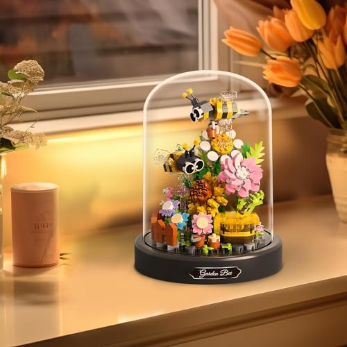 TOY PLAYER Biene Blumen Micro Mini Baustein Set (588 Teile)