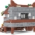 TRavesty MOC Farm Hühnerstall Bausteine Bausatz, DIY Hühnerstall Modellfiguren Baustein Sets, Tierfiguren Minifiguren Bauset für Erwachsene Jugendliche, Tierhaus Zubehör Modellbausatz - 2