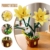 TYCOLE Botanisches Lilien-Bauset, künstliches Topfpflanzen-Bauset, DIY-Dekoblumen für Zuhause und als Geschenk, kompatibel mit gängigen Marken, für Kinder, Mädchen und Erwachsene ab 6 Jahren - 3