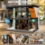 TYCOLE City Café Bausatz mit Licht, 581 Stück Klemmbausteine, Architektur Modell Kaffee Haus, Kreatives Geschenk für Kinder, Jungen, Mädchen und Erwachsene ab 6 Jahren, Deko für Zuhause & Büro - 5