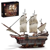 TYCOLE Piratenschiff-Bauset mit Beleuchtung - Mayflower Schiffsmodellspielzeug, Zuhause und Büro für Piratenfans, ideale für Erwachsene und Jungen im Alter von 8-14 Jahren als Geburtstag (2076 Teile) - 1