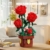 TYCOLE Rosen-Blumen-Bauset, künstliche Pflanzen-Bausteine für Erwachsene & Mädchen ab 8 Jahren, Zuhause/Büro-Dekoration, perfektes Weihnachts- & Geburtstagsgeschenk für Frauen, Kinder und Erwachsene - 2