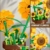 TYCOLE Sonnenblumen Bausteine Set - Botanischer Blumenstrauß für Heimdekoration, Kreative Blumensammlung für Erwachsene Frauen Männer, 291 Teile Deko Geschenkidee zu Geburtstag Weihnachten - 3