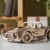 UGEARS 3D Puzzle Auto Modellbau - Drift Cobra Racing Car - 3D Holzpuzzle Sportwagen aus der Vergangenheit - Modellbausatz für Erwachsene - Mechanisches Modell Holzbausatz Auto mit Federmotor - 5