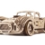 UGEARS 3D Puzzle Auto Modellbau - Drift Cobra Racing Car - 3D Holzpuzzle Sportwagen aus der Vergangenheit - Modellbausatz für Erwachsene - Mechanisches Modell Holzbausatz Auto mit Federmotor - 1