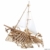 Ugears 3D Puzzle Trimaran Merihobus Schiff Segelboot Holzpuzzle Modellbau Set Denkspiel - DIY Puzzle Lernspielzeug - Umweltfreundlicher Holz Modellbausatz - Für Erwachsene & Kinder - 8