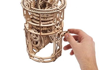 UGEARS Tourbillon Tischuhr Sternengucker - 3D Holzpuzzle Erwachsene Modellbausatz - Holzbausatz Modellbau Uhr - Mechanische Holzuhr zum Selber Bauen - Magic Holz Puzzle Erwachsene Tourbillon bausatz - 4
