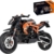 Unativer Technik Motorrad Bausteine Modell, 579 Teile Supermotorrad Bausteine für Superduke 1290R Technik Rennen Superbike Modellbausatz, Superbike Konstruktionsspielzeu für Kinder Erwachsene (60501) - 1