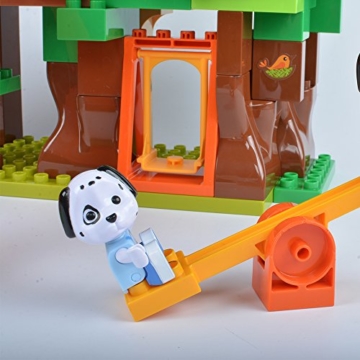 Unico 8933-0MAX Bauklötze Spielplatz für Hunde Maximilian 96 St - 3
