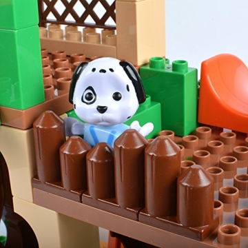 Unico 8933-0MAX Bauklötze Spielplatz für Hunde Maximilian 96 St - 4