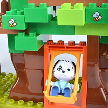 Unico 8933-0MAX Bauklötze Spielplatz für Hunde Maximilian 96 St - 5