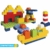 Unico Plus 8502 Box 120 TLG + Unico 8597 Tankstelle mit Auto Figur - 6