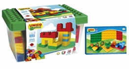 Unico Plus 8525 Big Box 250 Bausteine + 3 Bodenplatten - 1