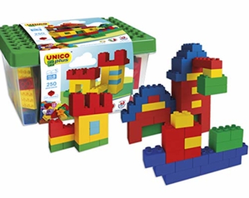 Unico Plus 8525 Big Box 250 Bausteine + 3 Bodenplatten - 2
