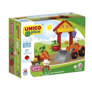Unico Plus – Bauernhof Kleine Baukasten (Androni 8523) Box