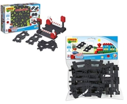 Unico Plus Eisenbahn Bahnübergang 25 Schienen Zubehör Zug - 1