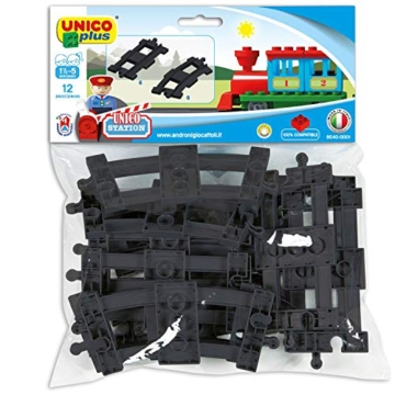 Unico Plus Eisenbahn Bahnübergang 25 Schienen Zubehör Zug - 3