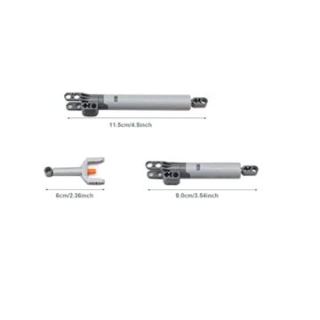 UpGLeuch 116Teile Technik Ersatzteile Set für Major Technik Set,Technik Aufhängung,Klemmbausteine Technik Getriebe und Technik Ersatzteile Verbinder,Stifte und Technik Hydraulik Pumpe - 5