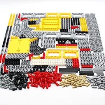 UpGLeuch Technik Ersatzteile Set für Major Technik Modellbausatz, Klemmbausteine Technik Ersatzteile Verbinder, Technik Ersatzteile Achse und Achse - 2