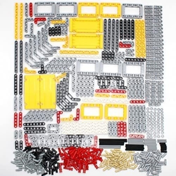UpGLeuch Technik Ersatzteile Set für Major Technik Modellbausatz, Klemmbausteine Technik Ersatzteile Verbinder, Technik Ersatzteile Achse und Achse - 1