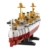 Vectolbricks Klemmbausteine Kriegsschiff Modell mit detaillierten Waffen, 542 Teile 1:300 Maßstab Deutsch Schlachtschiff Leichter Kreuzer MOC Militär Technik Groß Schiff Set - 3