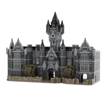 Vectolbricks Mittelalter Klemmbausteine Set, Gothic Dark Schloss Architektur Modell, Große Burg Sammlermodell für Erwachsene (8326 Teile) - 2