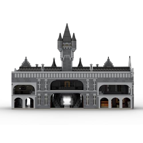 Vectolbricks Mittelalter Klemmbausteine Set, Gothic Dark Schloss Architektur Modell, Große Burg Sammlermodell für Erwachsene (8326 Teile) - 3