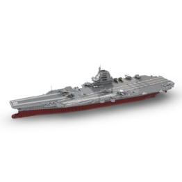 Vectolbricks MOC Klemmbausteine Kriegsschiff Modell, 9430 Teile 1/200 Chinesische Marine CV-18 Flugzeugträger Technik Schiff Set - 1