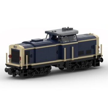 Vectolbricks Zug Bausteine Set, DB-Baureihe V100 Train Theme Series Modellbauklötze Set, Kompatibel mit Großen Marken, MOC-107916 (495 Teile) - 2