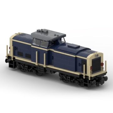 Vectolbricks Zug Bausteine Set, DB-Baureihe V100 Train Theme Series Modellbauklötze Set, Kompatibel mit Großen Marken, MOC-107916 (495 Teile) - 4