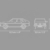 Volkswagen Passat B1 Sedan/Saloon Green, 125mm x 55mm x 45mm - 5