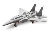WANGE Modellbausatz F15 Eagle Modell eines zweimotorigen taktischen Jagdflugzeugs zum Zusammenbauen mit Blöcken, Modellbau 1:48. - 1