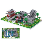 Weltberühmte Architektur Klassische Gärten von Suzhou Bausatz, 3930pcs Micro Diamond Building Blocks Mini klemmbausteine ​Toy Collection Modell Set Geschenk für Kinder Erwachsene - 1