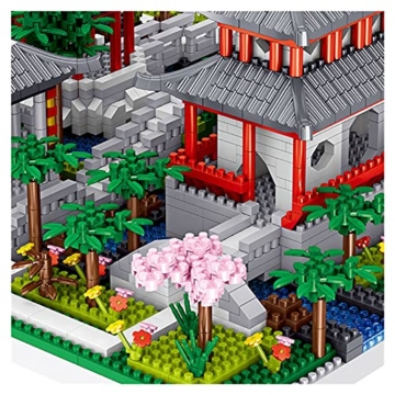 Weltberühmte Architektur Klassische Gärten von Suzhou Bausatz, 3930pcs Micro Diamond Building Blocks Mini klemmbausteine ​Toy Collection Modell Set Geschenk für Kinder Erwachsene - 3