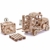 Wood Trick Gabelstapler 3D Holzpuzzle für Erwachsene und Kinder zum Bauen mit Palette und Kleiner Sparbüchse - reibungsbetriebene und manuelle Hebesteuerung - Mechanisches Modellmodell aus Holz - 1
