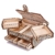 Wood Trick Schatzkiste 3D-Holzpuzzle für Erwachsene und Kinder zum Bauen - süßes und ordentliches Design - mit schimmernden Kristallen - Bewahren Sie Ihren Schmuck auf - DIY-Geschenkbox - 5