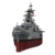 WW2 Militär Schlachtschiff Bismarck ModellBauset, MOC-29408 Technik 7164 Teile Battleship Bismarck Bausteine, Kompatibel mit Lego Technic - 5