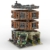 Xligo Militär Haus Battle Szenen Bausteine - WW2 Militär Modular Szenen MOC-66422 Eckgarage Modell, Kompatibel mit Lego (3065 Teile) - 2
